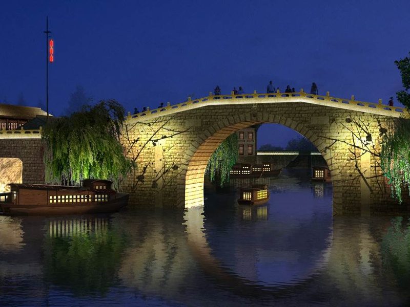 鎮(zhèn)江古運河上段夜景亮化工程