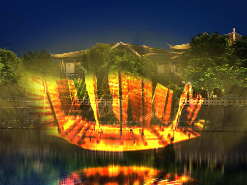 Meili Ancient Town Night Scene Lighting Reconstruction Project