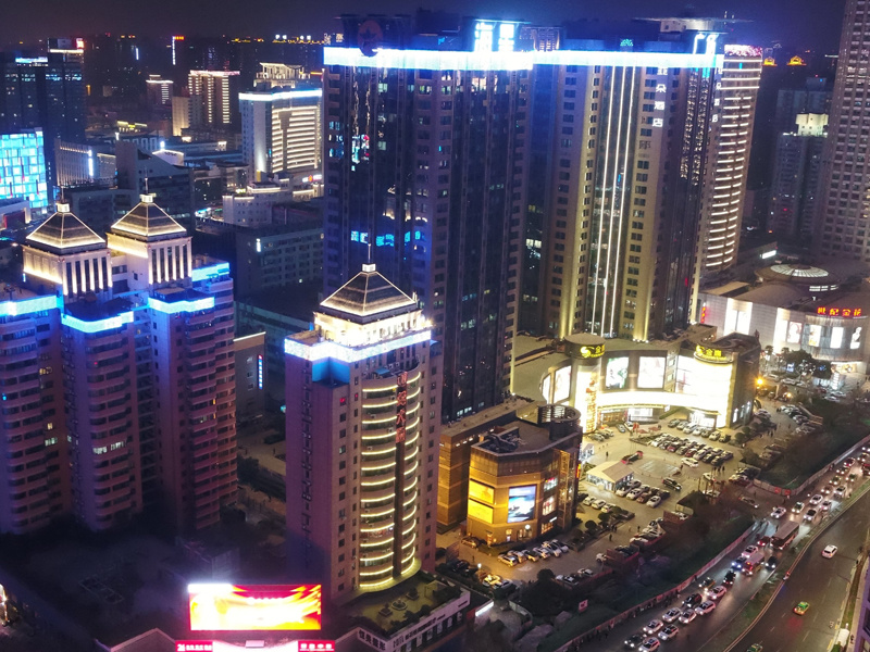西安高新區(qū)夜景亮化提升改造二期工程