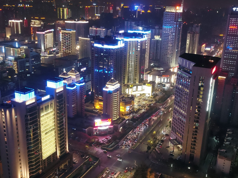 西安高新區(qū)夜景亮化提升改造二期工程