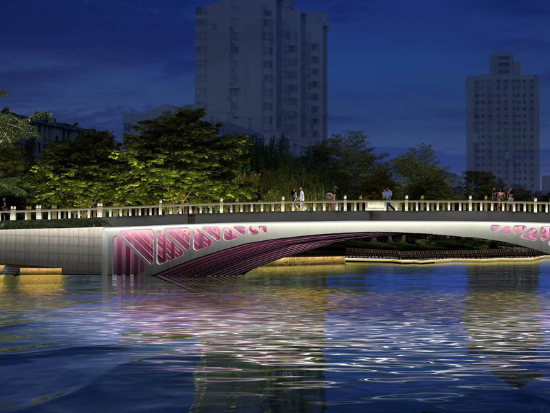 Project of Landscape Lighting and Beautification of Loujiang Landscape Belt and Yufeng Bridge in Kunshan