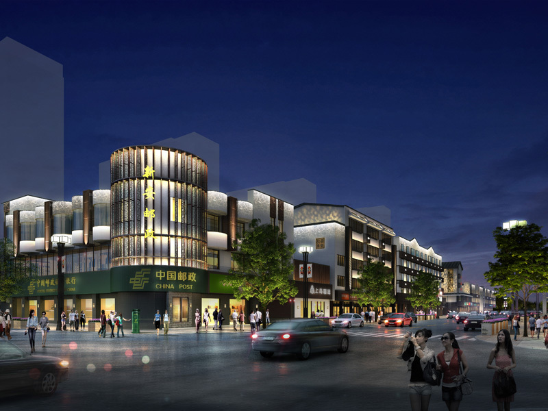 Renovation of Facade of Old Town District (Xinnan Street), Xin'an Street