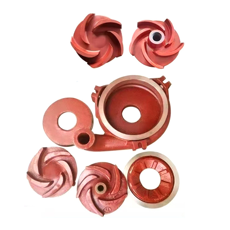 Slurry pump impeller components