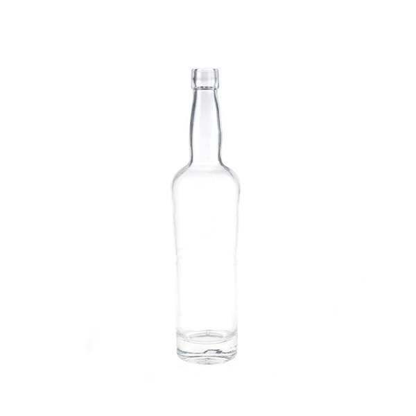 750g 750ml High quality Liquor glass bottle for Rum Whisky brandy
