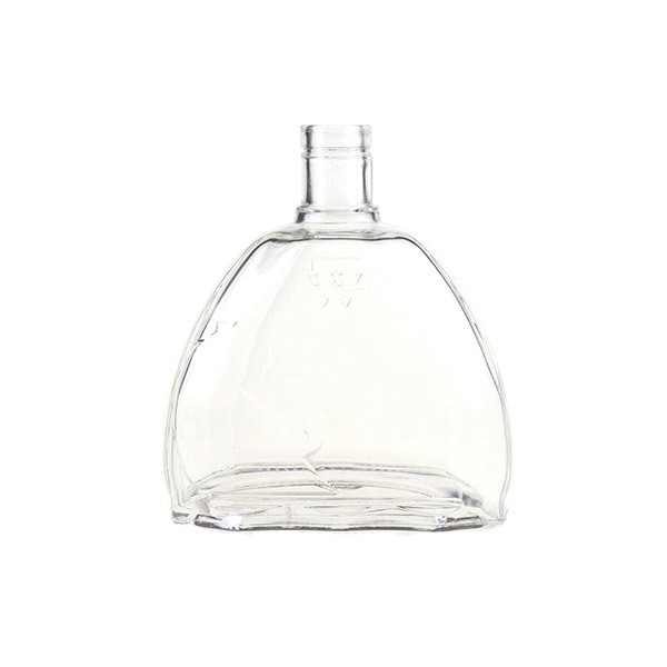 850g 700ml Factory price customized liquor clear glass bottles