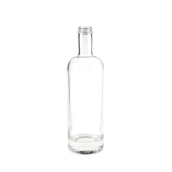850g 750ml Hot Sale Empty Cylinder Vodka Spirit Whisky Wine Glass Bottle ...
