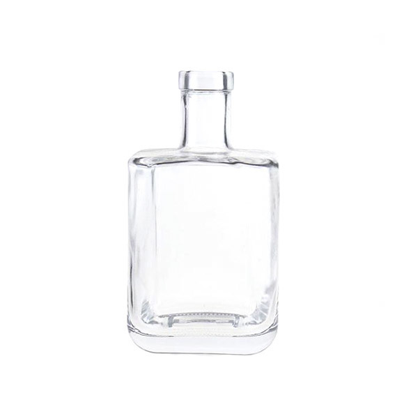700ml 750g Empty Square Rum Whisky Vodka Spirit glass bottle