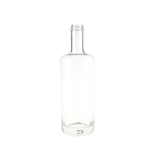 750g 700ml Empty Liquor glass bottle for Rum Whisky brandy