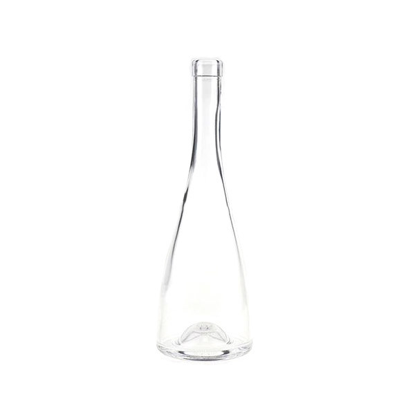 500ml 750ml Clear Ice Wine Glass Bottles Round Shoulders Slim Ice Wine Olive Oil Bottle With Stopper For