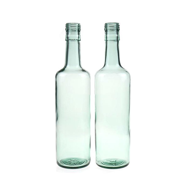 500ml custom round glass vodka bottles for liquor gin tequila whiskey 700ml 1000ml Lightweight spirit bottle with screw cap