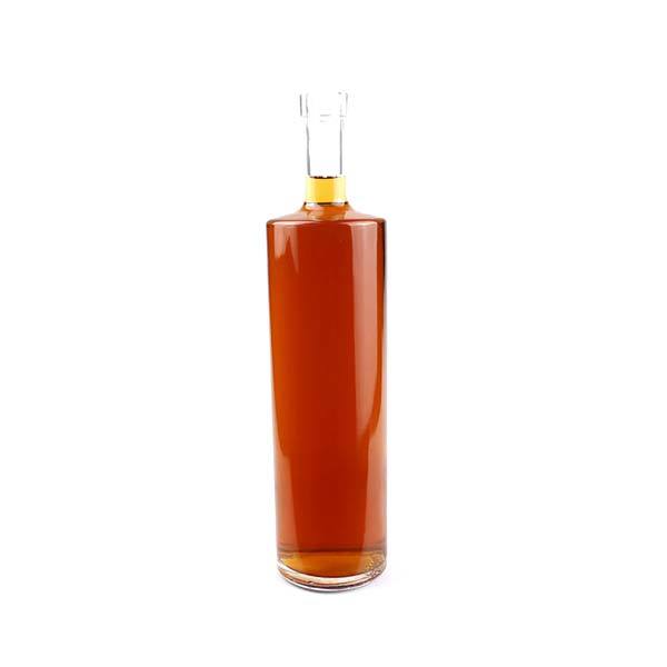 1000ml 680g Brandy Vodka Whiskey Gin Tequila Glass bottle