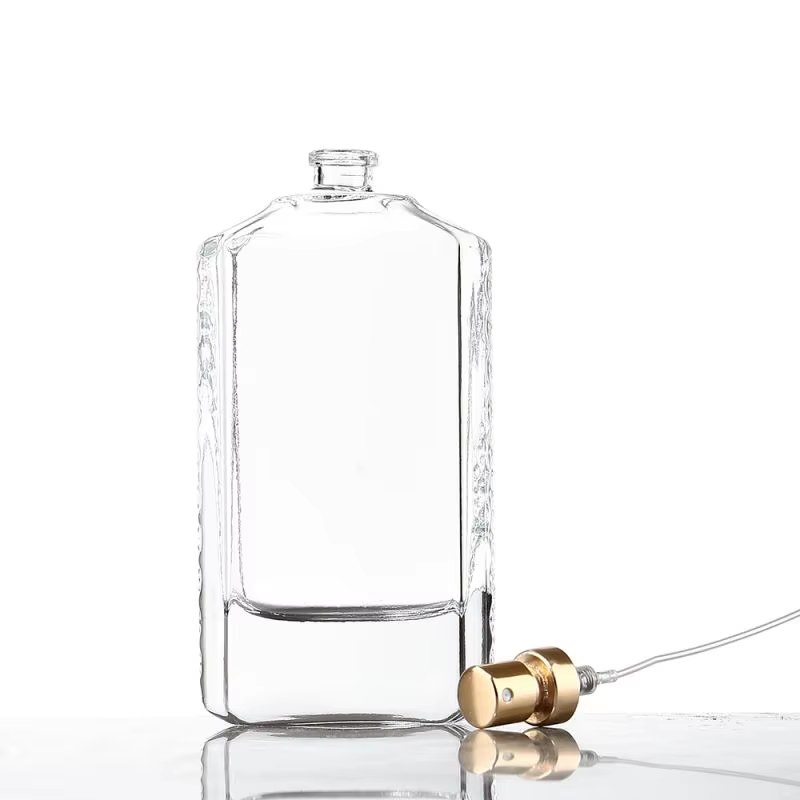 Factory Wholesale Custom Logo Luxury Round Perfume Bottle Empty Perfume Glass Bottle