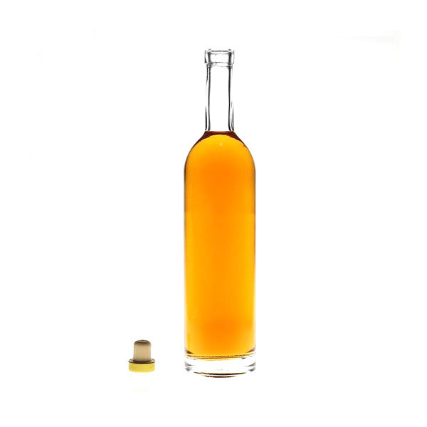 wholesale empty fancy high flint glass custom logo vodka bottles glass 750ml 75cl spirit liquor glass vodka bottles