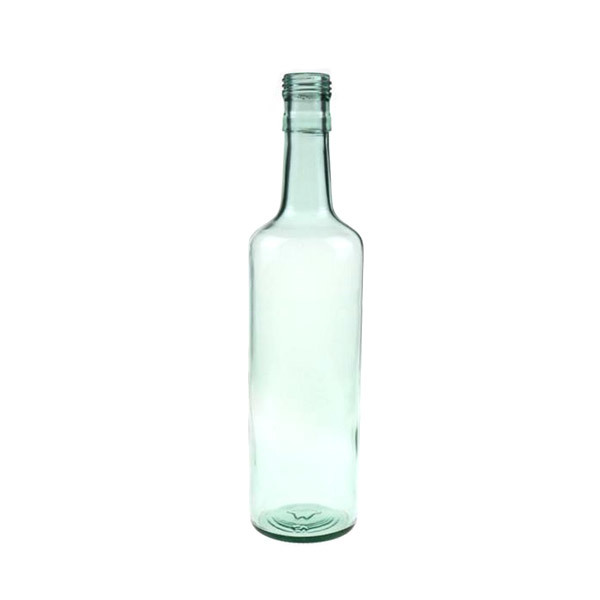 High Quality Wine Transparent Flint Light Blue Burgundy Wine 750 ml 75cl Glass Bottle with Screw Closure Cap