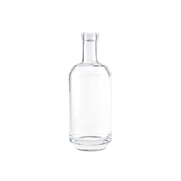 700ml 750g Empty Clear Glass Bottle for Vodka Whisky Rum Gin