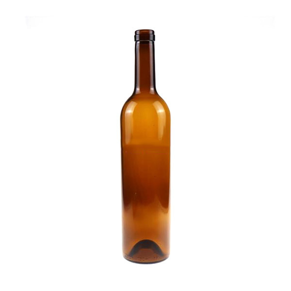 JB-W002 amber color wine bottle