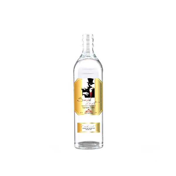 750ml 620g spirits glass bottle for vodka whisky