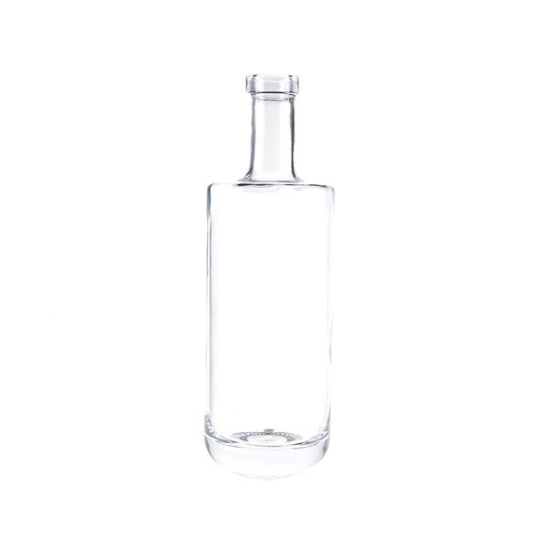 Clear Super Flint Glass 750ml Renewable Material Liquor Bottle Whiskey Bottle