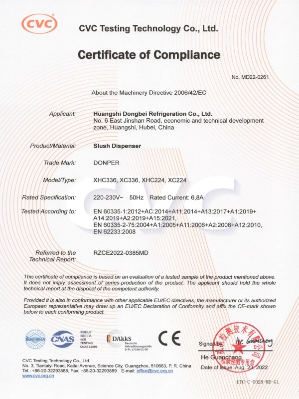 Certificate of Compliance