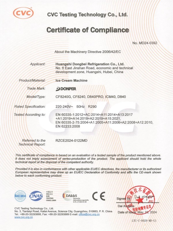 Certificate of Compliance