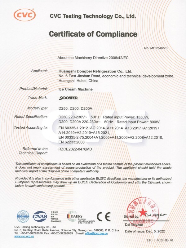 Certificate of Compliance