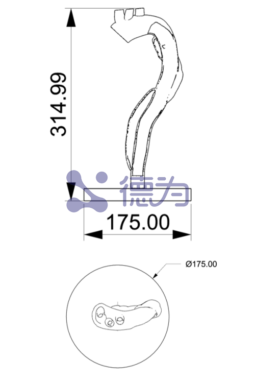 硬质主动脉夹层模型 硬质主动脉夹层模型
