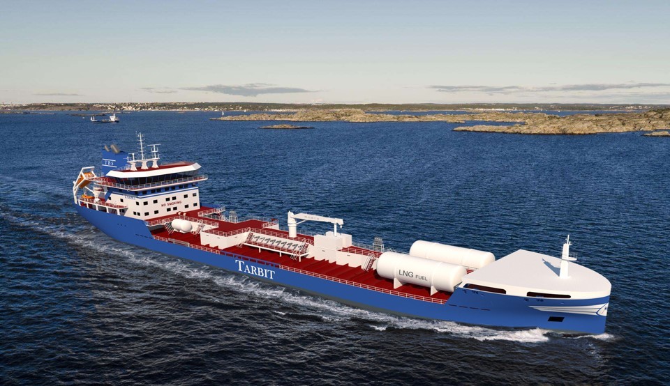 13,000dwt DF/CHEMCIAL TANKER for Tarbit (Sweden) 13,000dwt DF/CHEMCIAL TANKER for Tarbit (Sweden)