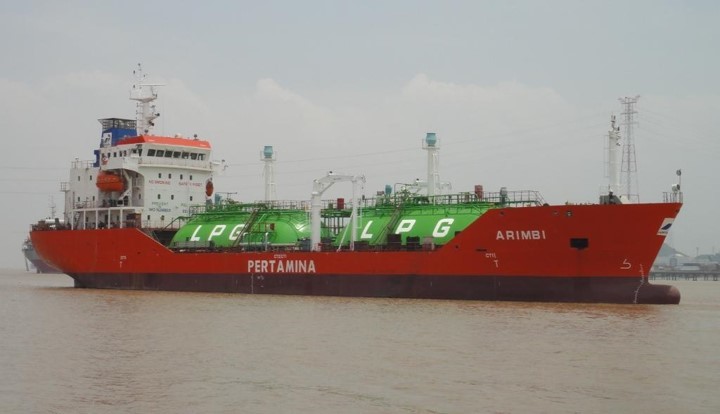 5000m3 LPG for Pertamina