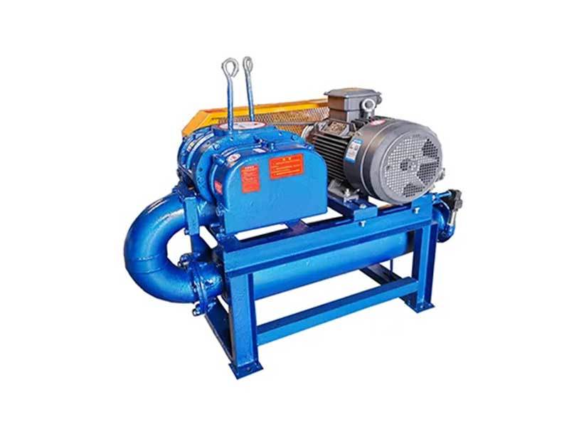 What are the main components of a Roots blower?