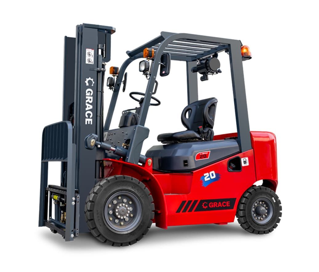 2 ton diesel forklift