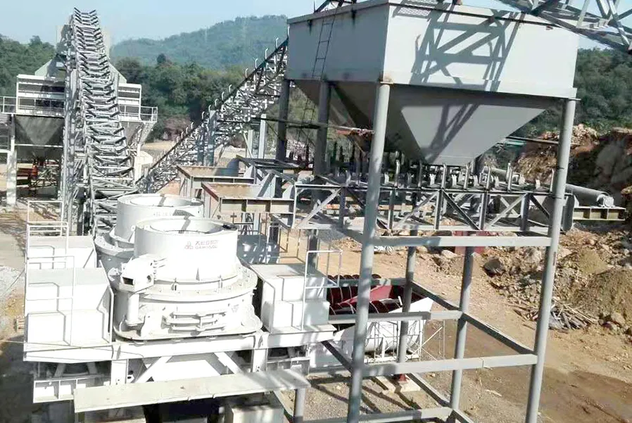Vietnam Limestone Crushing Line 800T/H