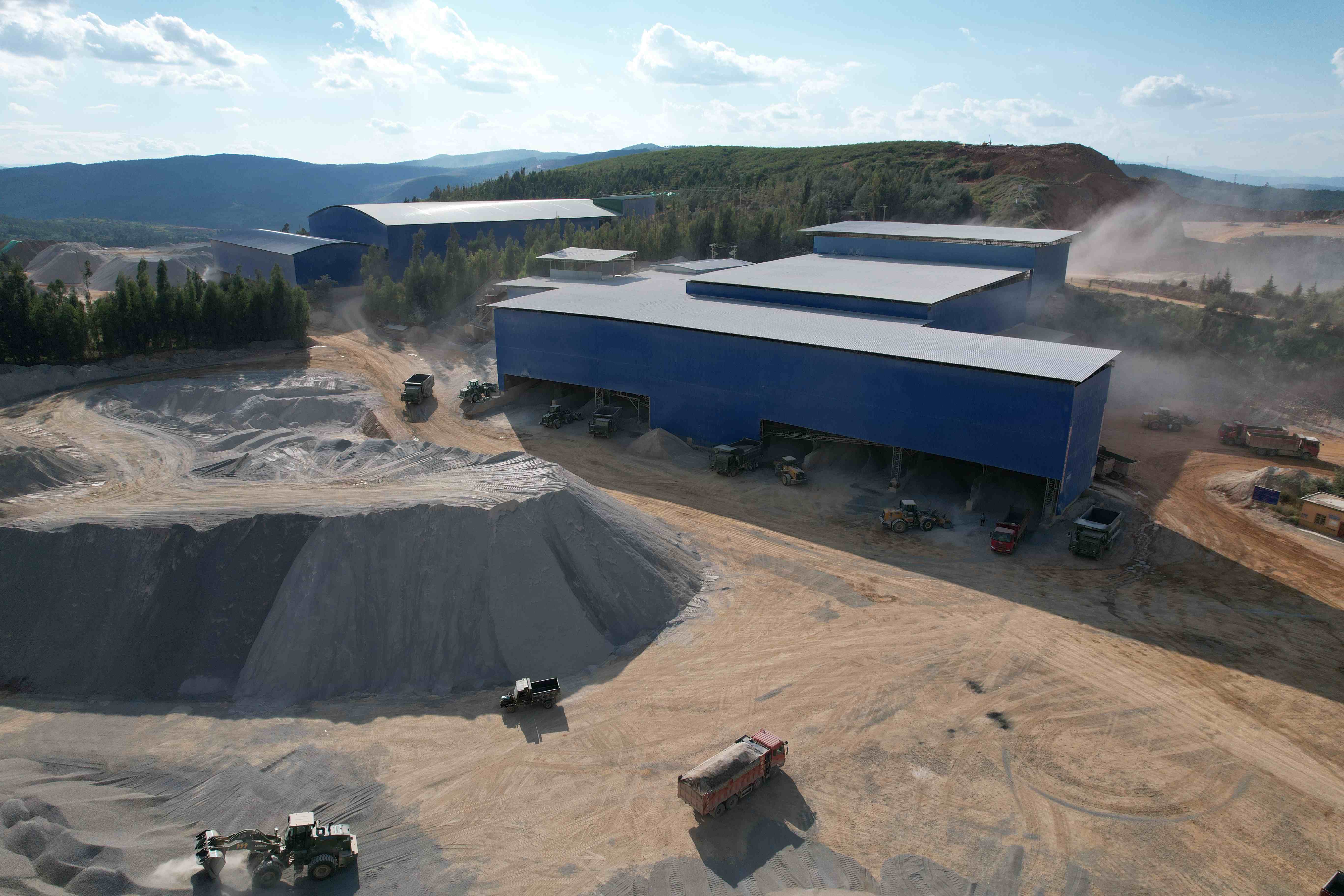 Xiangyun Sancai Industry and Trade 1200 tons of limestone per hour project
