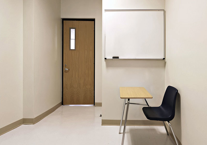 What material are the doors used in schools made of