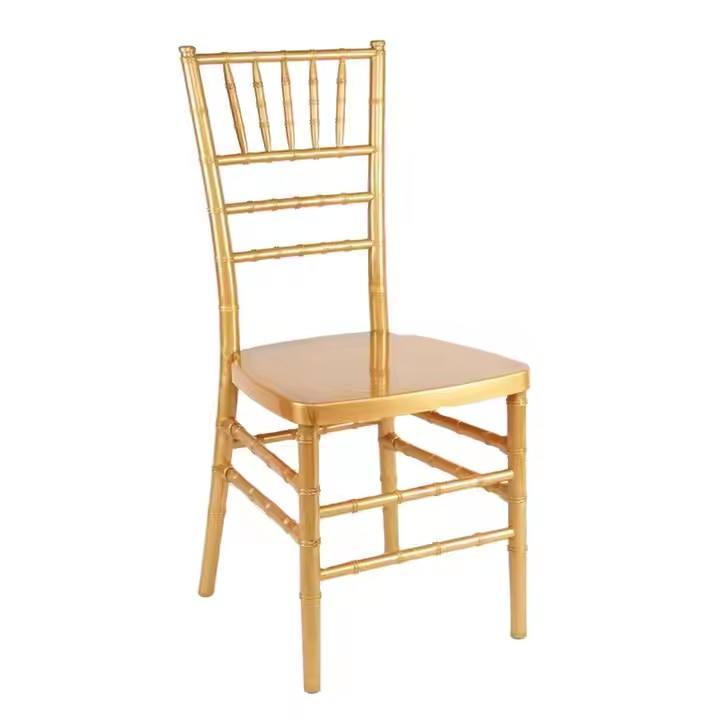 Factory Wholesale Acrylic Metal Stackable Crystal Clear Transparent Wedding Banquet Hotel Chairs