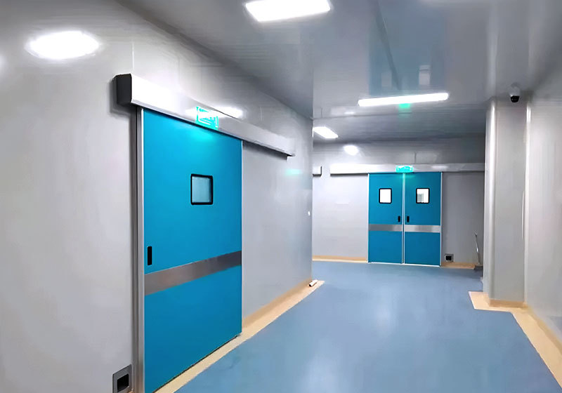 What are the common styles of hospital doors