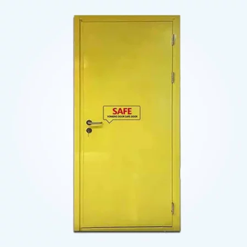 Hollow Acoustic Galvanized Six Panel Metal Steel Fireproof Door