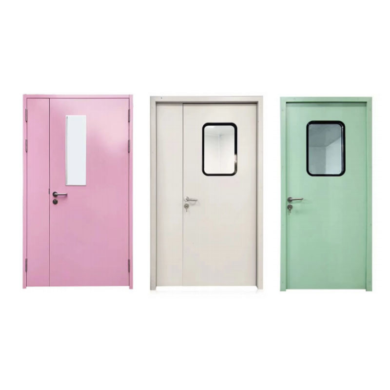 Steel single open door