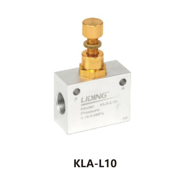 ONE-WAY THROTTLE VALVE