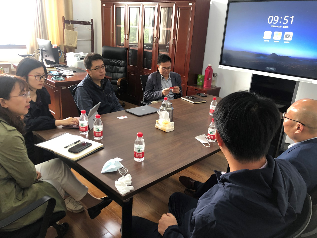 吴波董事长一行考察合肥综合性国家科学中心能源研究院