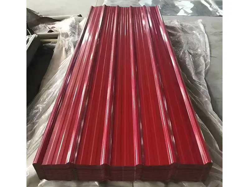Color-coated pressed tile Color-coated pressed tile