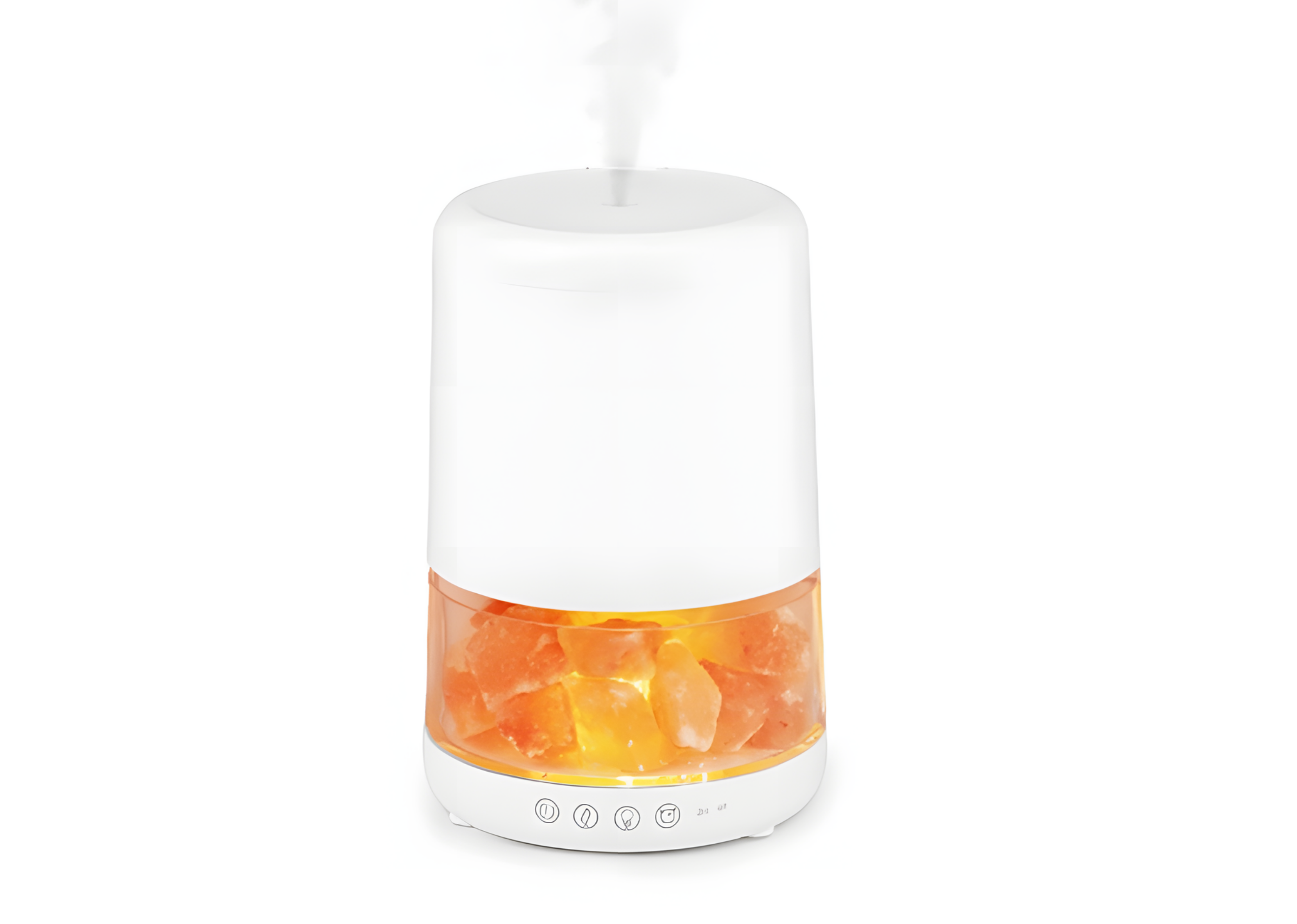 Cylindrical 2 in 1 Salt Lamp Aroma Diffuser