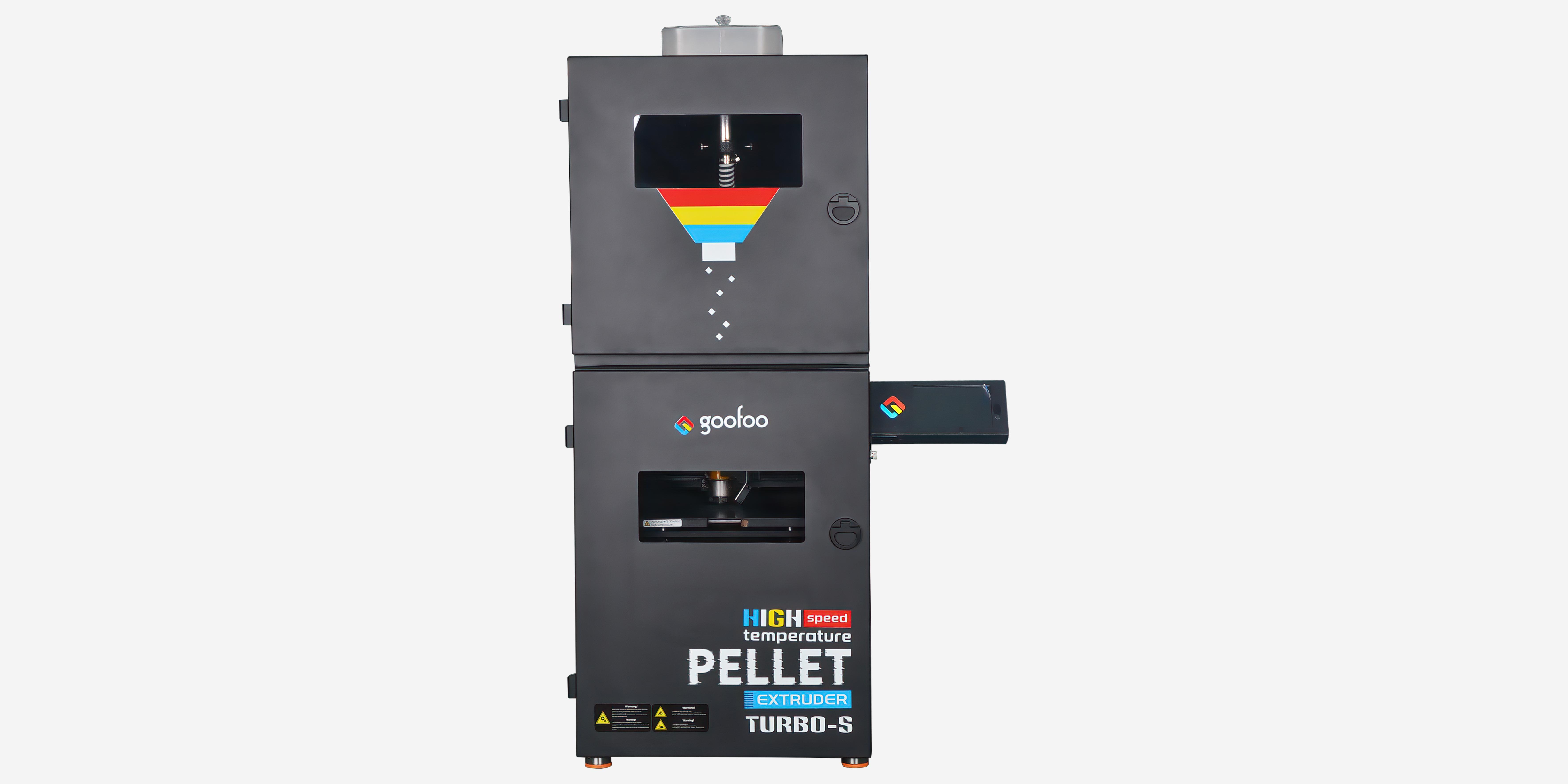 Turbo-s 3D pellet printer
