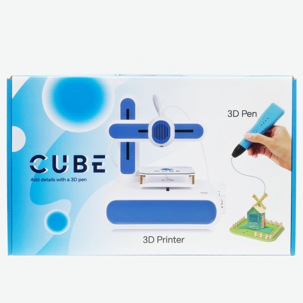 Cube & 3D printing pen box