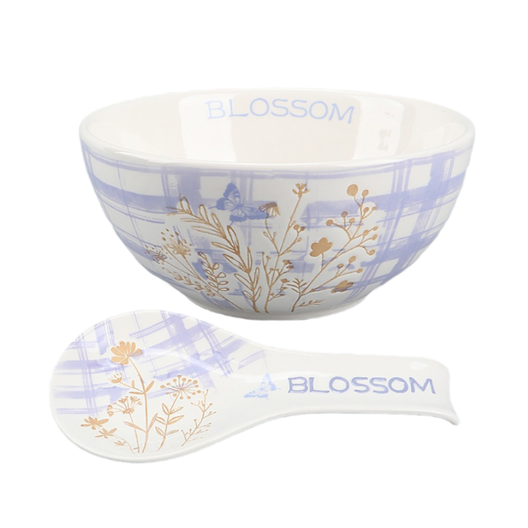 Ceramic blossom Salad Bowl
