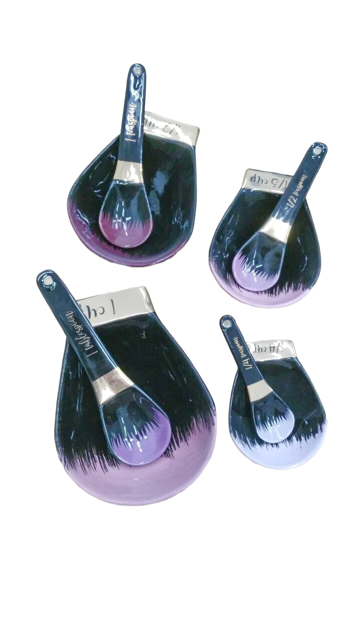 handpainting Measuring Bowl and Spoon Set