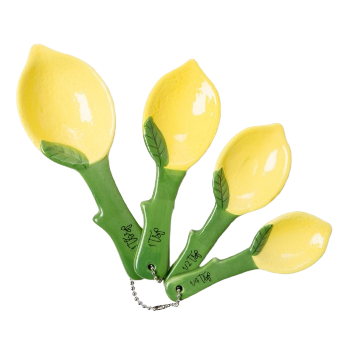 Ceramic Lemon Measuring Spoon set