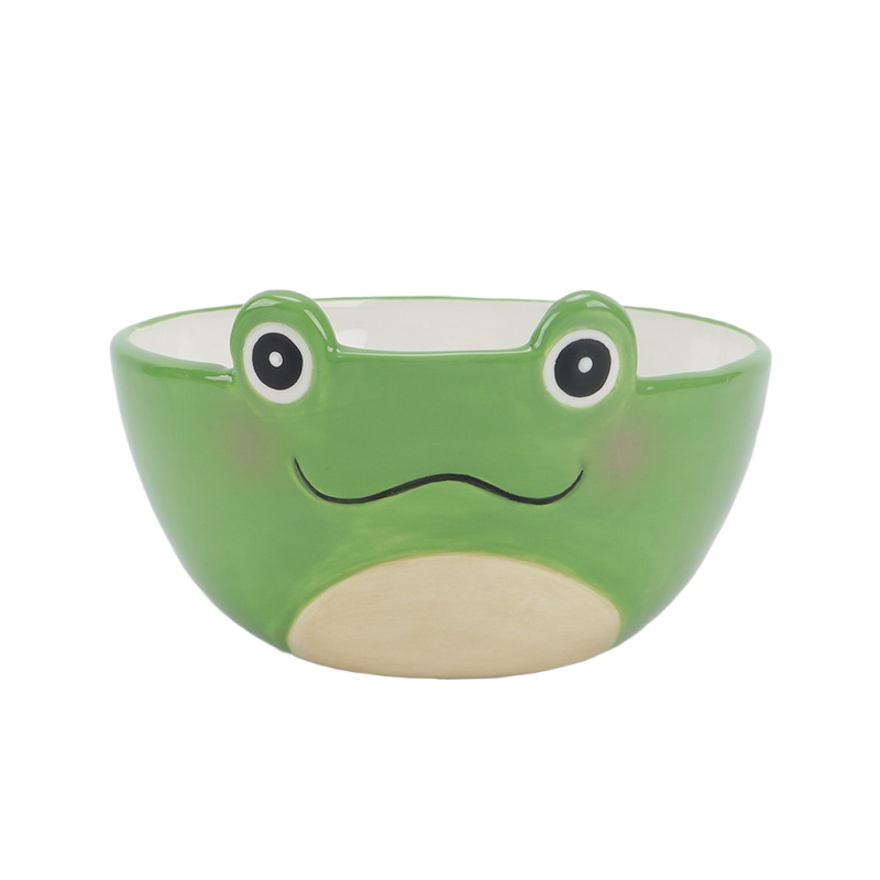 Adorable  ceramic frog soup bowl