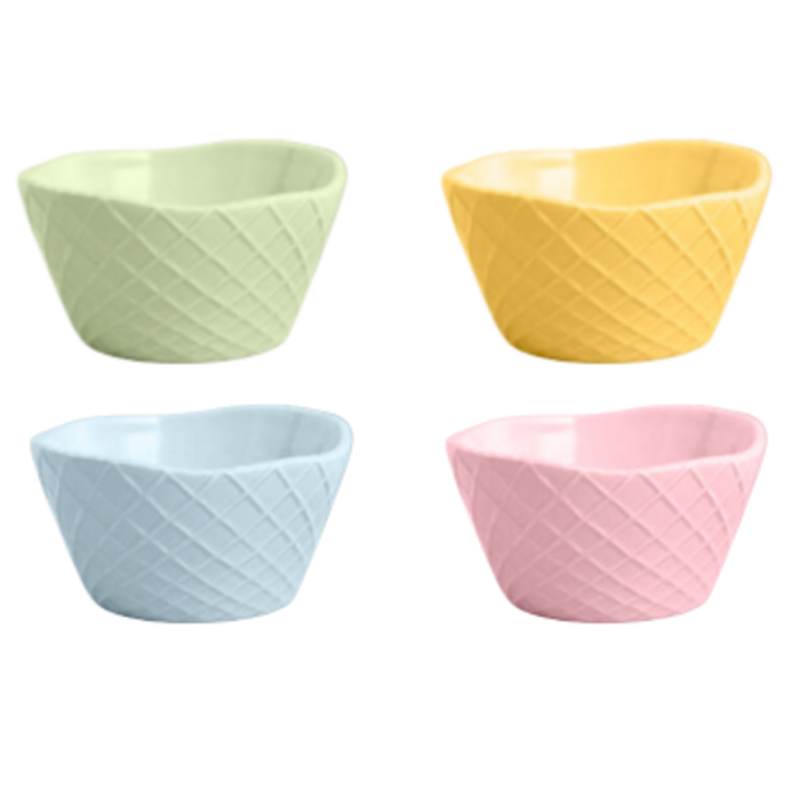 Exquisite Ceramic Ice Cream Bowl
