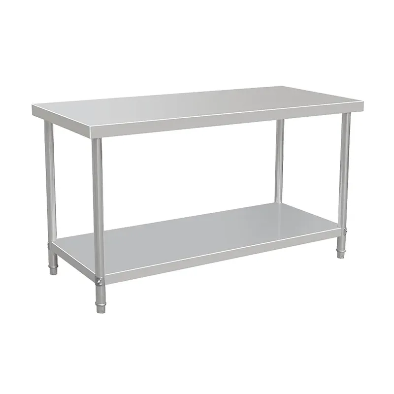 Stainless Steel Worktable(Round leg assembly)