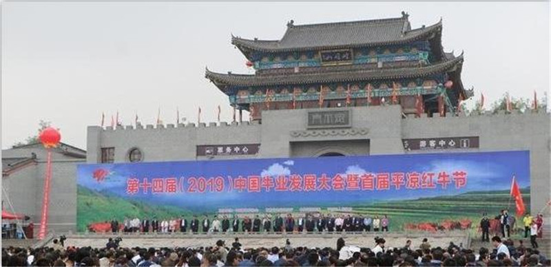 洛陽(yáng)洛瑞組團(tuán)參加第十四屆中國(guó)牛業(yè)發(fā)展大會(huì)暨首屆平?jīng)黾t牛節(jié)